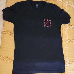 Ink Addict Dark Blue Graphic Tee